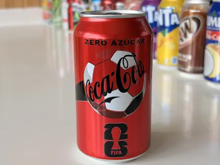 Cocacola zero Lata 350cc